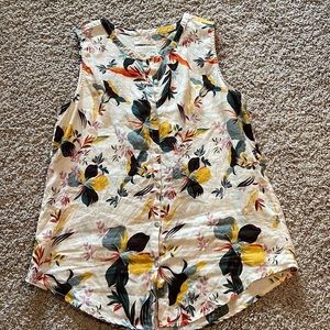 Cynthia Rowley Sleeveless Shirt
